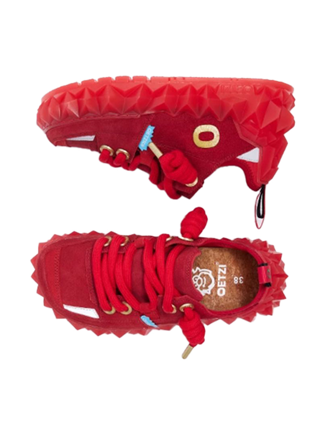 OETZI丨Ötzi Lunar New Year Sneakers-Red - PSYLOS 1, OETZI丨Ötzi Lunar New Year Sneakers-Red, Skate Shoes, OETZI, PSYLOS 1